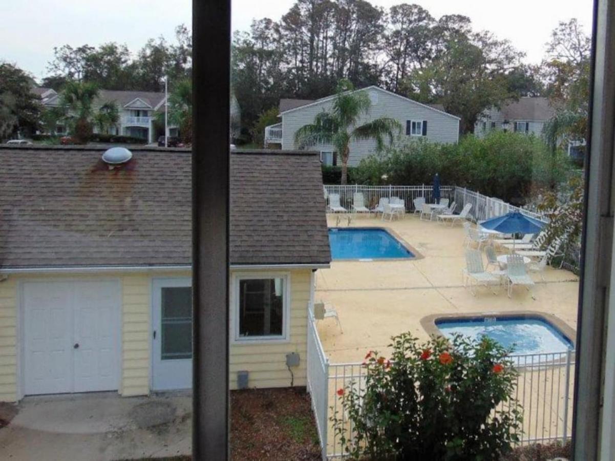 W2 Ocean Walk Resort Upstairs 2 Bed King And Two Twins Next To Back Pool St. Simons Island Exterior photo